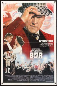 4g079 BEAR 1sh '84 Gary Busey as legendary Alabama football coach Bear Bryant, Drew Struzan art!