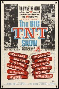 4g093 BIG T.N.T. SHOW 1sh '66 all-star rock & roll, traditional blues, country western & folk rock!