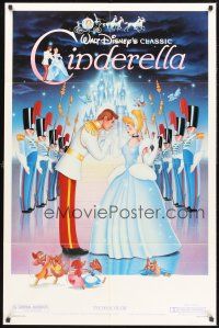 4g171 CINDERELLA 1sh R87 Walt Disney classic romantic musical fantasy cartoon!