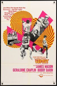 4g188 STRANGER IN THE HOUSE 1sh '68 James Mason, Geraldine Chaplin, Darrin, it's a love-in turned kill-in!