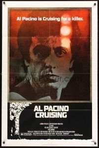 4g196 CRUISING 1sh '80 William Friedkin, undercover cop Al Pacino pretends to be gay!