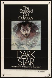 4g203 DARK STAR 1sh '75 John Carpenter & Dan O'Bannon, the spaced out odyssey!