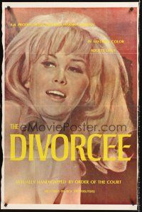 4g229 DIVORCEE 1sh '69 sexy Marsha Jordan is sexually handicapped by order of the court!