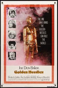 4g380 GOLDEN NEEDLES 1sh '74 Joe Don Baker, whoever owns them can rule the world!