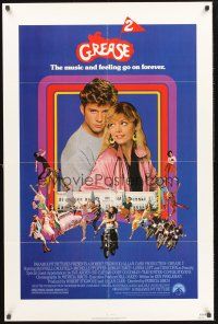 4g386 GREASE 2 1sh '82 Michelle Pfeiffer in her first starring role, Maxwell Caulfield
