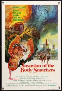 4g478 INVASION OF THE BODY SNATCHERS style C int'l 1sh '78 Kaufman classic remake, creepy art!