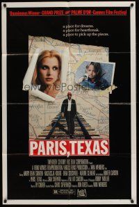 4g694 PARIS, TEXAS 1sh '84 Wim Wenders, Nastassja Kinski, Harry Dean Stanton!