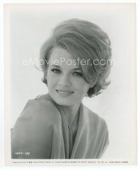 4h057 ANGIE DICKINSON 8x10 still '65 gorgeous head & shoulders close up from The Art of Love!