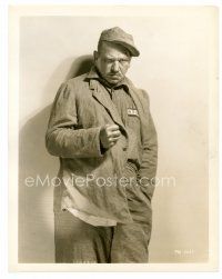 4h102 BIG HOUSE 8x10 still '30 Wallace Beery is the toughest prisoner, full-length portrait!