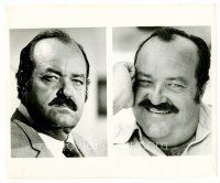 4h127 CANNON TV 8x10 still '71 split image of the two faces of William Conrad in the title role!