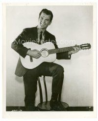 4h159 CONWAY TWITTY 8x10 still '60 as a bandleader with guitar from Sex Kittens Go To College!