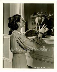 4h165 CRAIG'S WIFE deluxe 8x10 still '36 close up of pretty Rosalind Russell with urn by Martin!