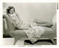 4h180 DIXIE DUNBAR 8x10 still '36 full-length on couch from One in a Million by Gene Kornman!