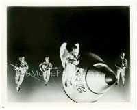 4h291 HOLD ON 8x10 still '66 great image of Herman's Hermits performing in outer space!