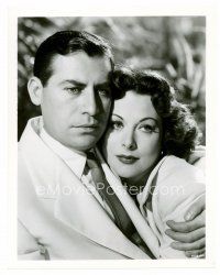 4h375 LADY WITHOUT PASSPORT 8x10 still '50 romantic c/u of sexy Hedy Lamarr & John Hodiak!