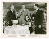 4h380 LAS VEGAS STORY 8x10 still '52 Vincent Price & two others stand by sexy Jane Russell