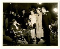 4h391 LET'S GET MARRIED deluxe candid 8x10 still '37 director & stars visited by Carirllo by Lippman