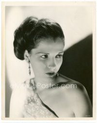 4h392 LITA CHEVRET 8x10 still '30s close up of the sexy actress by Robert W. Coburn!