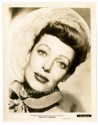 4h396 LORETTA YOUNG 8x10 still '49 super close up of the beautiful star from Mother is a Freshman!
