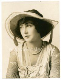 4h414 MAE BUSCH deluxe 7.25x9.5 still '10s head & shoulders portrait of the MGM actress by Hartsook!