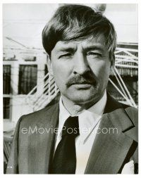 4h495 OSKAR WERNER 8x10 still '76 head & shoulders c/u with musatche from Voyage of the Damned!