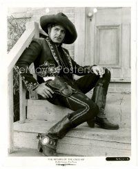4h551 RETURN OF THE CISCO KID 8x10 still '39 full-length Warner Baxter in costume on stairs!