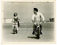 4h732 VIVA LAS VEGAS 8x10 still '64 Elvis Presley & sexy Ann-Margret have a date on motor scooters!
