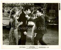 4h764 WILD IN THE COUNTRY 8x10 still '61 Millie Perkins tries to stop angry Elvis Presley!