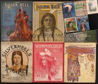4j011 LOT OF 11 NATIVE AMERICAN INDIAN SHEET MUSIC '20s cool artwork, love songs & more!