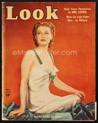 4j124 LOOK MAGAZINE magazine August 1, 1939 sexy full-length Ann Sheridan, how she got her OOMPH!