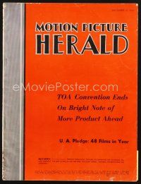 4j050 MOTION PICTURE HERALD exhibitor magazine Sep 29, 1956 Giant, Love Me Tender, 10 Commandments