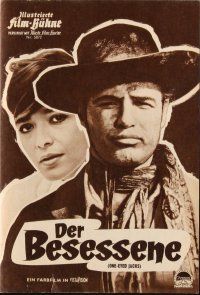 4j179 ONE EYED JACKS German program '61 different images of star & director Marlon Brando!
