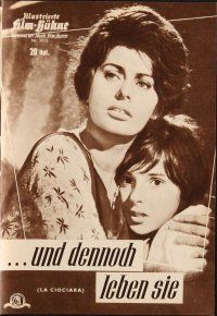 4j185 TWO WOMEN German program '61 Vittorio De Sica's La Ciociara, different images of Sophia Loren