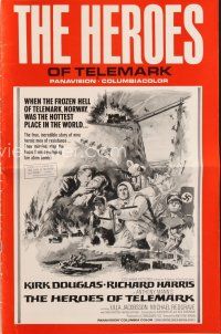 4j262 HEROES OF TELEMARK pb '66 Kirk Douglas & Richard Harris stop Nazis from making atom bomb!