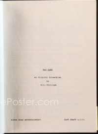 4j214 TRESPASS cast draft script April 3, 1991, screenplay by Bill Phillips. working title Pay Dirt!