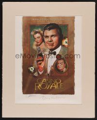 4k041 CASINO ROYALE signed & numbered special 16x20 '01 by Barry Nelson & artist Jeff Marshall!
