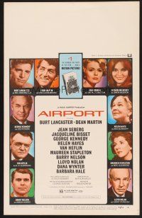 4k126 AIRPORT WC '70 Burt Lancaster, Dean Martin, Jacqueline Bisset, Jean Seberg