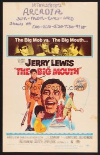 4k166 BIG MOUTH WC '67 Jerry Lewis is the Chicken of the Sea, hilarious D.K. spy spoof artwork!