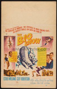 4k168 BIG SHOW WC '61 sexy Esther Williams & Cliff Robertson at circus, plus Ed Sullivan!