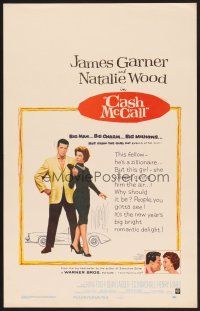4k191 CASH MCCALL WC '60 James Garner, Natalie Wood, big bright romantic delight!