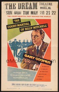 4k209 COURT-MARTIAL OF BILLY MITCHELL WC '56 c/u of Gary Cooper, directed by Otto Preminger!