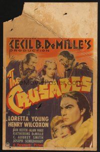 4k215 CRUSADES WC '35 Cecil B DeMille, Loretta Young, cool portraits of top cast!