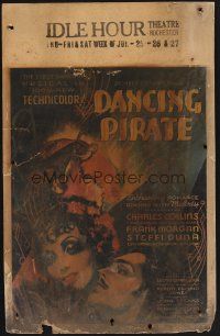 4k217 DANCING PIRATE WC '36 art of Steffi Duna & Charles Collins + she's dancing in Technicolor!