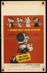 4k236 DO NOT DISTURB WC '65 Doris Day, Rod Taylor, great keyhole images!
