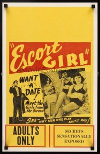 4k252 ESCORT GIRL WC '41 see why men who play with half-naked bad girls must pay!