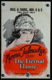 4k254 ETERNAL FLAME linen WC '22 art of Duchess Norma Talmadge, who leaves husband to fool around!