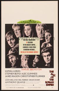 4k259 FALL OF THE ROMAN EMPIRE WC '64 Anthony Mann, Sophia Loren, different image of top cast!