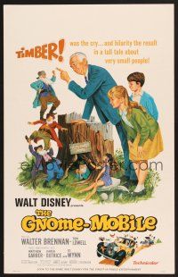 4k280 GNOME-MOBILE WC '67 Walt Disney fantasy, art of Walter Brennan & lots of little people!
