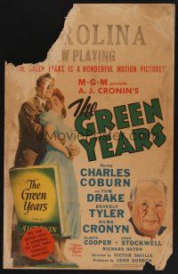 4k287 GREEN YEARS WC '46 Charles Coburn, Tom Drake, Beverly Tyler, from A.J. Cronin novel!