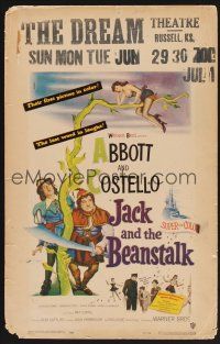4k332 JACK & THE BEANSTALK WC '52 Abbott & Costello, their first picture in color!
